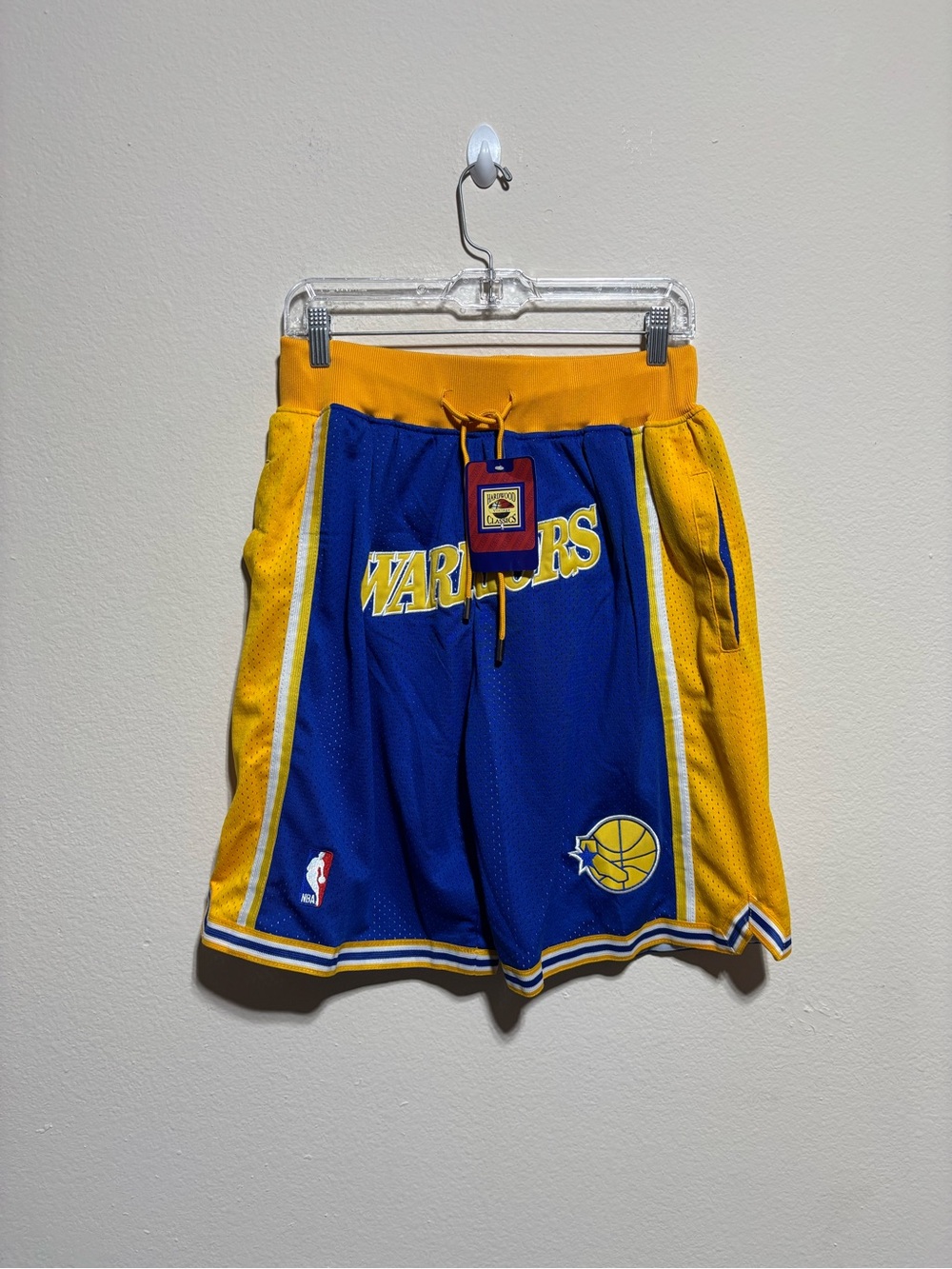 Warriors Blue and Gold Basketball just Don shorts
